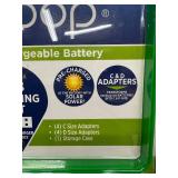 Panasonic Eneloop Rechargeable Battery Kit with Charger, Adapters, and Storage Case