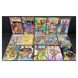 Collection of 15 Comic Books Including Wolverine and X-O Manowar Issues
