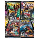 Collection of 15 Comic Books Including Wolverine and X-O Manowar Issues