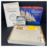 Lot of 3 Vintage Model Kits - F-14A Tomcat, Gloucester Schooner, Piper Super Cub 95