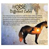 Horse of a Different Color Sunset Mustang Limited Edition Figurine with Box