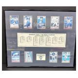 Minnesota Twins 1991 World Series Champions Framed Topps Cards and Box Scores Display