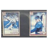 Minnesota Twins 1991 World Series Champions Framed Topps Cards and Box Scores Display