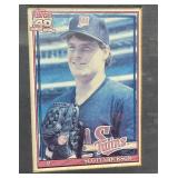 Minnesota Twins 1991 World Series Champions Framed Topps Cards and Box Scores Display