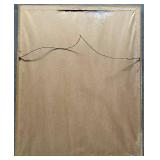 Framed Original Watercolor Market Scene Signed by Artist