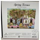 Set of 3 Jigsaw Puzzles - Paris Night & Day, Afternoon Tea, Spring Terrace
