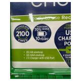 Panasonic Eneloop Rechargeable Battery Kit with Charger, Adapters and Storage Case