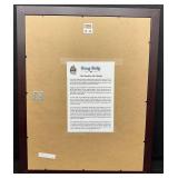 Doug Bolly Disney Print with Daisy and Donald Duck, Framed