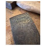Vintage Hand Forged Axe and Broad Hatchet