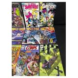 Lot of 15 Assorted Comic Books Including X-O Manowar, Slapstick, Wolverine, Venger Robo