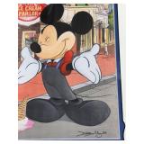 Doug Bolly Framed Disney Print Mickey and Minnie Summertime Theme