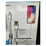 Mobile Charging Kit with Dual USB Wall & Car Chargers and Braided Lightning Cables by Ubiolabs