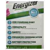 Energizer Recharge USB Charging Station with 6 AA and 4 AAA Batteries