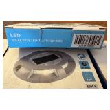 Set of 6 Boundery LifeProof LED Solar Deck Lights