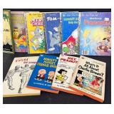 Vintage Book Collection Including Beatles, Charlie Brown, and Classic Storybooks - 12 Books