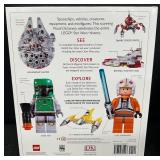 Star Wars Collector Lot: LEGO Visual Dictionary, Revenge of the Sith Book, Darth Vader LEGO Clock, Death Star Candle