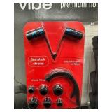 V-Moda Vibe Premium Noise-Isolating Blue Metal Headphones Sealed Package