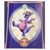 Framed Disney Figment Print by Uminga Imagination Institute