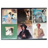 Collection of 6 Vintage Vinyl Records Assorted Genres