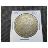 1882 Toned Morgan Silver Dollar