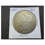 1882 Toned Morgan Silver Dollar