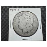 1887-O Morgan Silver Dollar