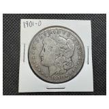 1901 O Morgan Silver Dollar
