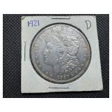 1921 D Morgan Silver Dollar