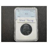 1957 Franklin Half Dollar NNC PR70 Great Toning