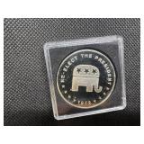 1972 Sterling Silver Richard Nixon Reelection. Scare Medallion .75 ASW.
