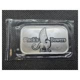 2023 Stacks and Bowers 1 oz Silver Bar
