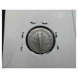 Three Silver Dimes 1913 Barber, 1937 and 1943 S Mercury