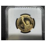 17th President Andrew Johnson 2011 S $1 NGC Early Releases PF 69 Ultra Cameo