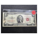 1953 Red Seal $2 Bill
