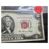 1953 Red Seal $2 Bill