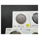 Five Older British Coins