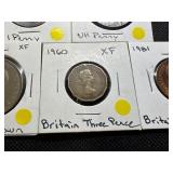 Five Older British Coins