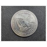 1986 Engelhardt Prospector 1 Oz Silver Round