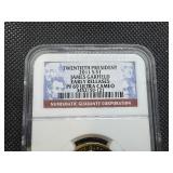 10th President James Garfield 2011 S $1 NGS Early Releases PF69 Ultra Cameo