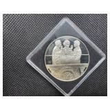 1977 Sterling Silver Jimmy Carter Inauguration Scarce Medallion .73 ASW