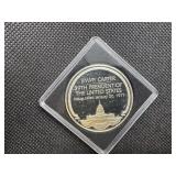 1977 Sterling Silver Jimmy Carter Inauguration Scarce Medallion .73 ASW