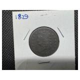 1829 Classic Head Half Cent