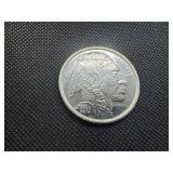2013 BU 1 oz Silver Round Buffalo Design