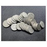 Tube of 43 V Nickels