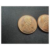 Two 2012 1 oz Copper Rounds Lincoln Design
