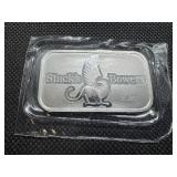 2023 Stacks and Bowers 1 oz Silver Bar