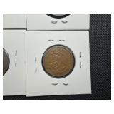Four Older Foreign Coins - Portugal, Spain, Mexico