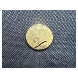 Gold Plated JFK Inaugurated President 1961 Coin