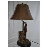 Lab and Duck Lamp