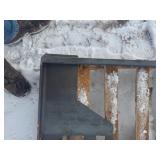 ECOTRIC 3/8" Thick Quick Tach Cut Out Mount Plate WOLVERINE 2025 Unused QMP1-16-10T